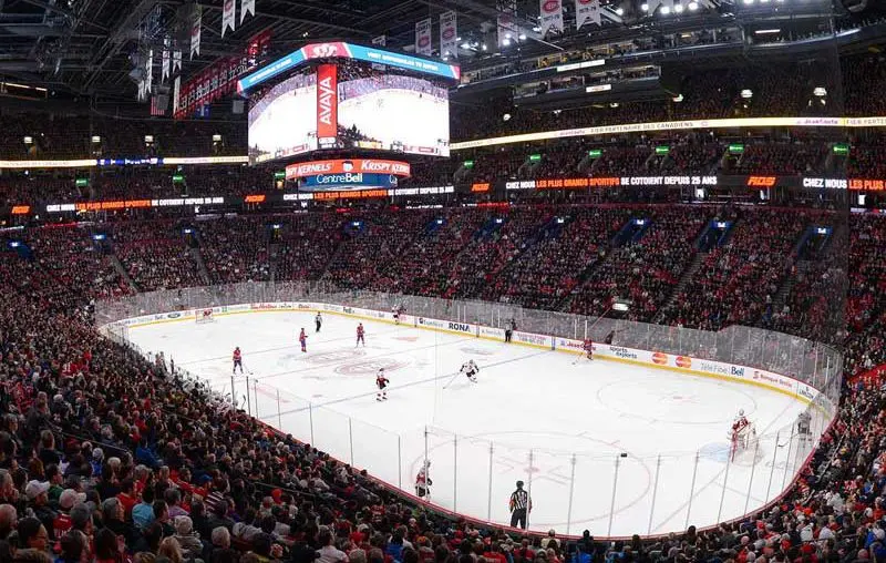 Stadium Bell Center Montreal LED Display Powered