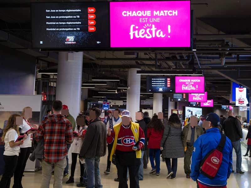 Bell Center Montreal Digital Signage And Duo Disp