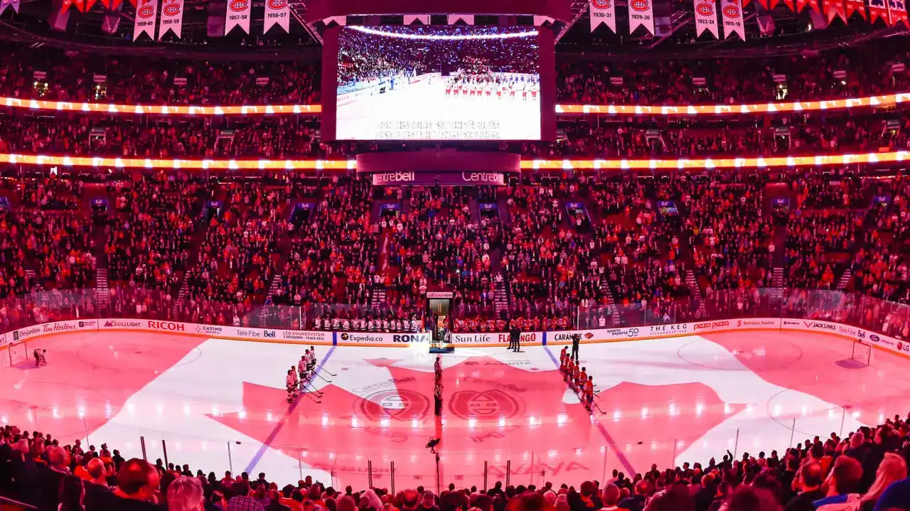 Navori Digital Signage for stadiums and arenas at Bell Centre