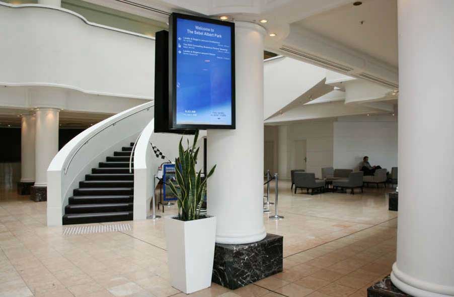 Hotel Lobby Screen Conference Wayfinding Phoenix