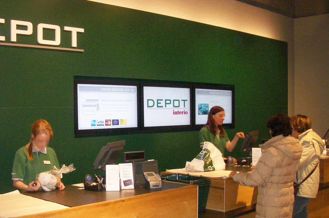 Retail Multi-Screen Digital Signage