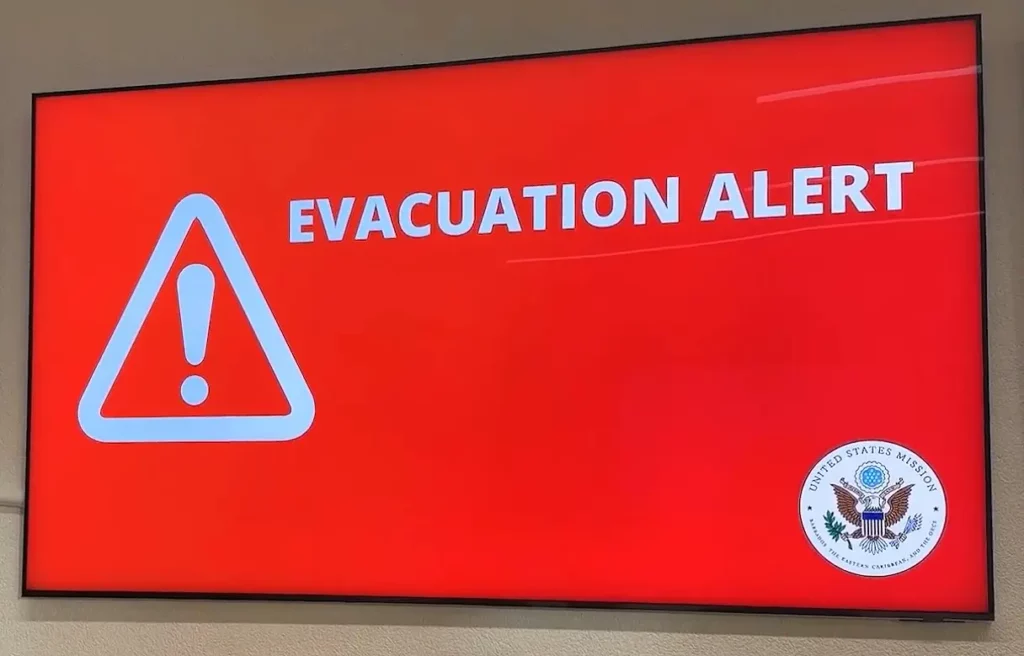 Alert-Evacuation-Screen